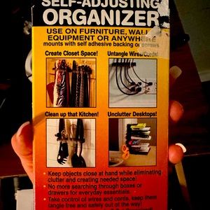 Cord Organizer 6" Wide with 8 Flexi